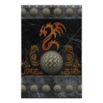 Awesome Tribal Dragon Made Of Metal Shower Curtain 48  x 72  (Small)  Curtain(48  X 72 ) - 42.18 x64.8  Curtain(48  X 72 )