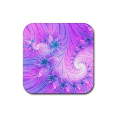 Delicate Rubber Coaster (square)  by Delasel