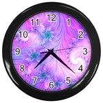 Delicate Wall Clocks (Black) Front