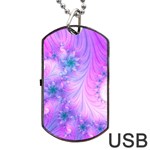 Delicate Dog Tag USB Flash (One Side) Front