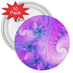 Delicate 3  Buttons (10 Pack) 