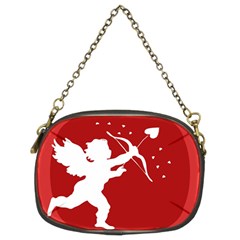 Cupid Bow Love Valentine Angel Chain Purses (two Sides)  by Celenk