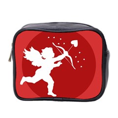 Cupid Bow Love Valentine Angel Mini Toiletries Bag 2-side by Celenk