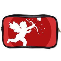 Cupid Bow Love Valentine Angel Toiletries Bags 2-side by Celenk