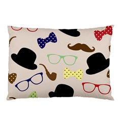 Moustache Hat Bowler Bowler Hat Pillow Case (two Sides) by Celenk