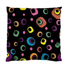 Abstract Background Retro 60s 70s Standard Cushion Case (one Side) by Celenk