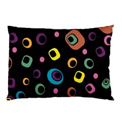 Abstract Background Retro 60s 70s Pillow Case (two Sides) by Celenk