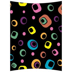 Abstract Background Retro 60s 70s Back Support Cushion