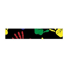 Handprints Hand Print Colourful Flano Scarf (mini) by Celenk