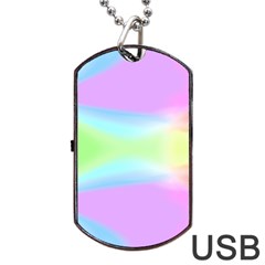 Abstract Background Wallpaper Paper Dog Tag Usb Flash (two Sides) by Celenk