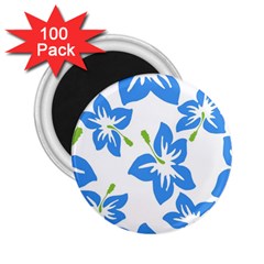 Hibiscus Wallpaper Flowers Floral 2 25  Magnets (100 Pack)  by Celenk