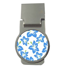 Hibiscus Wallpaper Flowers Floral Money Clips (round)  by Celenk