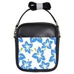 Hibiscus Wallpaper Flowers Floral Girls Sling Bags Front