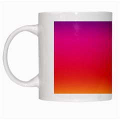 Spectrum Background Rainbow Color White Mugs by Celenk