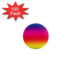 Spectrum Background Rainbow Color 1  Mini Magnets (100 Pack)  by Celenk