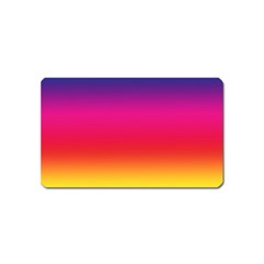 Spectrum Background Rainbow Color Magnet (name Card) by Celenk