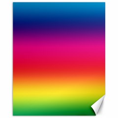 Spectrum Background Rainbow Color Canvas 11  X 14   by Celenk