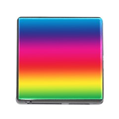 Spectrum Background Rainbow Color Memory Card Reader (square) by Celenk