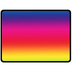 Spectrum Background Rainbow Color Fleece Blanket (large)  by Celenk