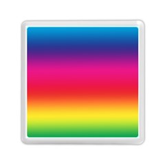 Spectrum Background Rainbow Color Memory Card Reader (square)  by Celenk