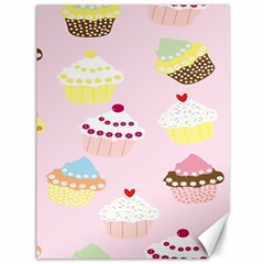 Cupcakes Wallpaper Paper Background Canvas 36  X 48   by Celenk