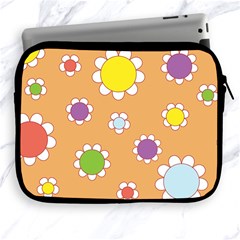 Floral Flowers Retro 1960s 60s Apple Ipad 2/3/4 Zipper Cases by Celenk