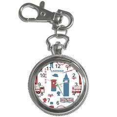 London Icons Symbols Landmark Key Chain Watches by Celenk