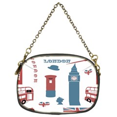 London Icons Symbols Landmark Chain Purses (one Side)  by Celenk