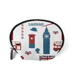 London Icons Symbols Landmark Accessory Pouches (Small)  Back