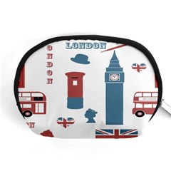 London Icons Symbols Landmark Accessory Pouches (medium)  by Celenk