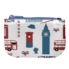 London Icons Symbols Landmark Large Coin Purse by Celenk