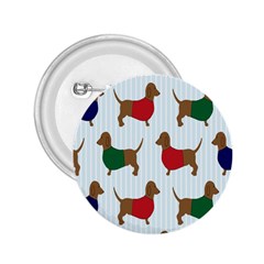 Dachshund Dog Cartoon Art 2.25  Buttons