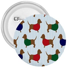 Dachshund Dog Cartoon Art 3  Buttons by Celenk