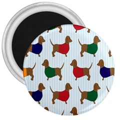 Dachshund Dog Cartoon Art 3  Magnets