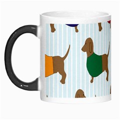 Dachshund Dog Cartoon Art Morph Mugs