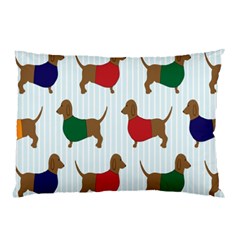 Dachshund Dog Cartoon Art Pillow Case