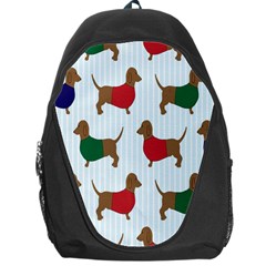 Dachshund Dog Cartoon Art Backpack Bag