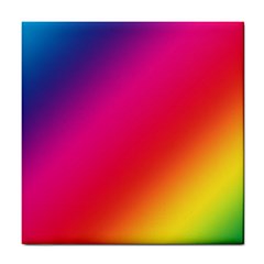 Spectrum Background Rainbow Color Tile Coasters by Celenk