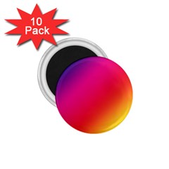 Spectrum Background Rainbow Color 1 75  Magnets (10 Pack)  by Celenk