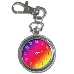 Spectrum Background Rainbow Color Key Chain Watches by Celenk