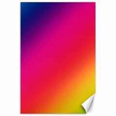 Spectrum Background Rainbow Color Canvas 24  X 36  by Celenk