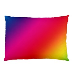 Spectrum Background Rainbow Color Pillow Case (two Sides) by Celenk