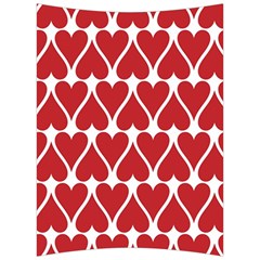 Hearts Pattern Seamless Red Love Back Support Cushion