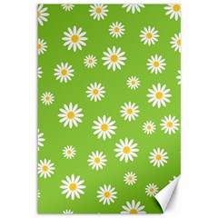 Daisy Flowers Floral Wallpaper Canvas 12  X 18   by Celenk