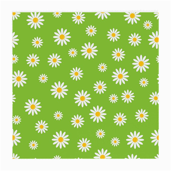 Daisy Flowers Floral Wallpaper Medium Glasses Cloth (2-Side)