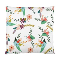 Floral Backdrop Pattern Flower Standard Cushion Case (one Side) by Celenk