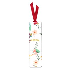 Floral Backdrop Pattern Flower Small Book Marks by Celenk