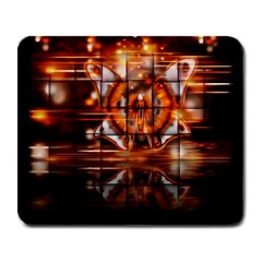 Butterfly Brown Puzzle Background Large Mousepads by Celenk