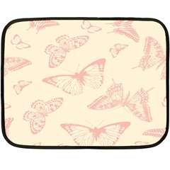 Butterfly Butterflies Vintage Double Sided Fleece Blanket (mini)  by Celenk