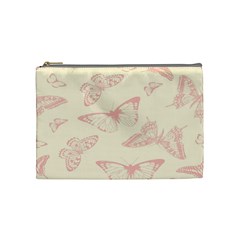 Butterfly Butterflies Vintage Cosmetic Bag (medium)  by Celenk